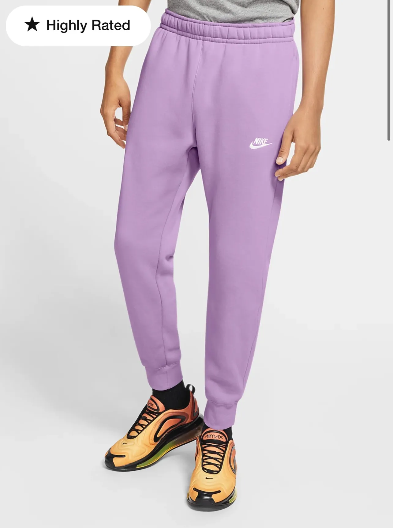 Nike Purple Joggers - Image 3