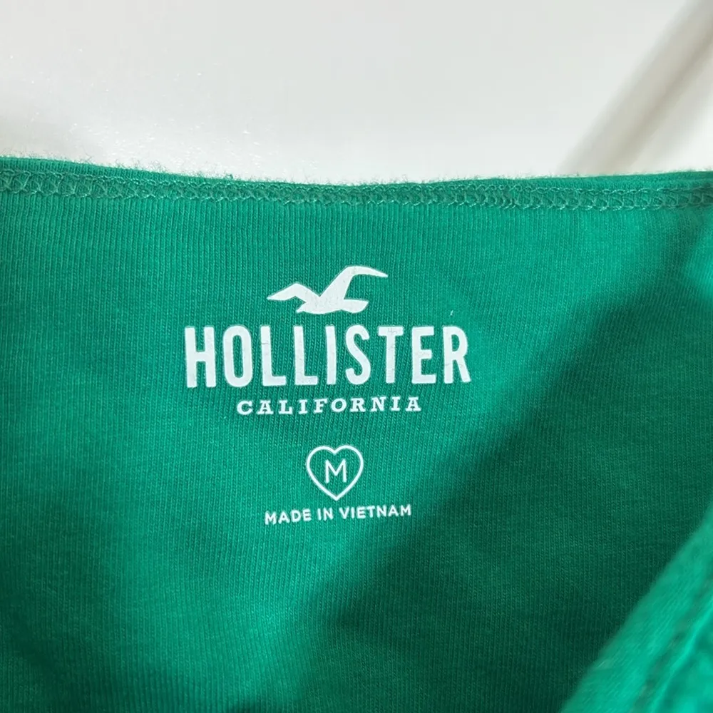 Hollister  Green Cotton Halter Top - Image 4