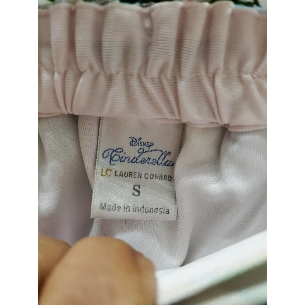 LC Lauren Conrad Women's Skirt Disney Cinderella Size Small Tulle Floral Lined - Image 5