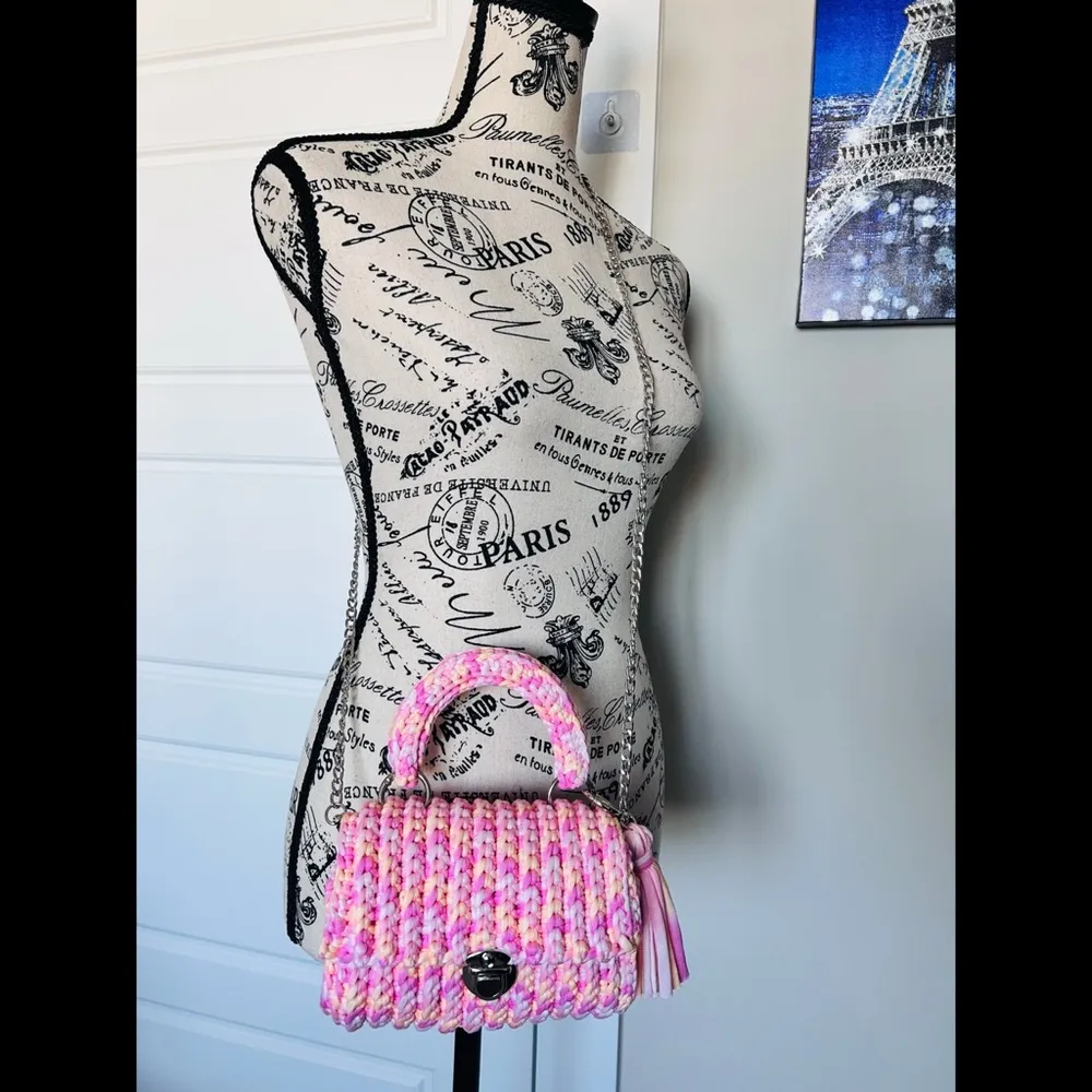 Peach Blossom Crossbody Bag - Image 7