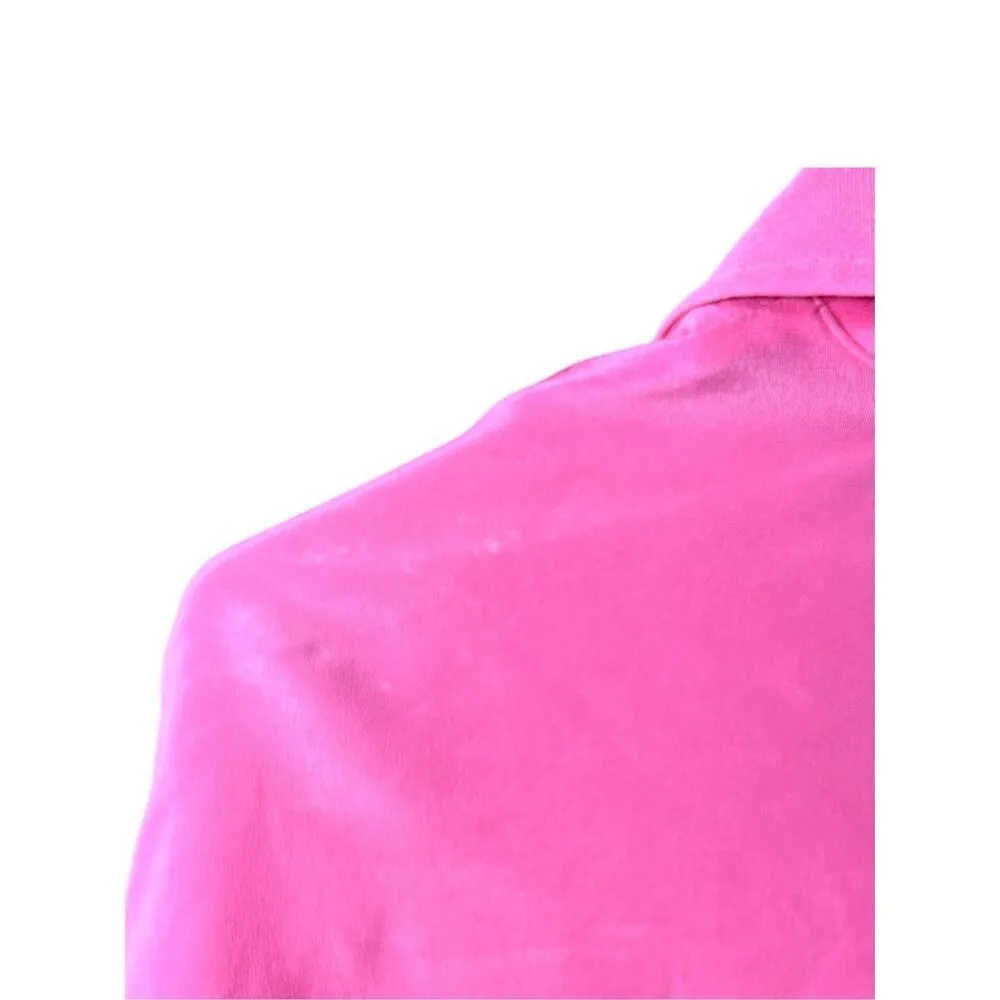 Vintage Allison Taylor Pink Silk‎ Button Down Blouse Size M - Image 11