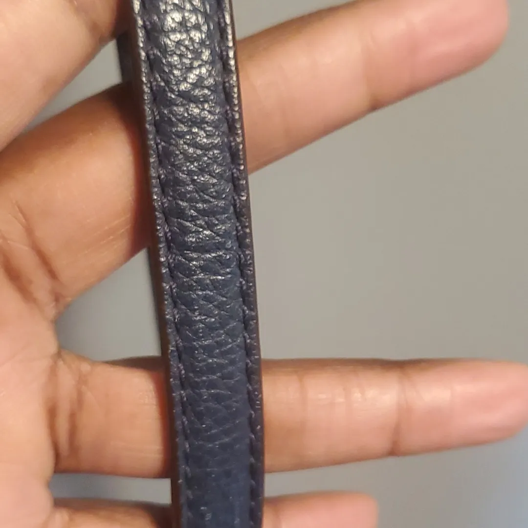 Ralph Lauren Blue Leather Crossbody - Image 10