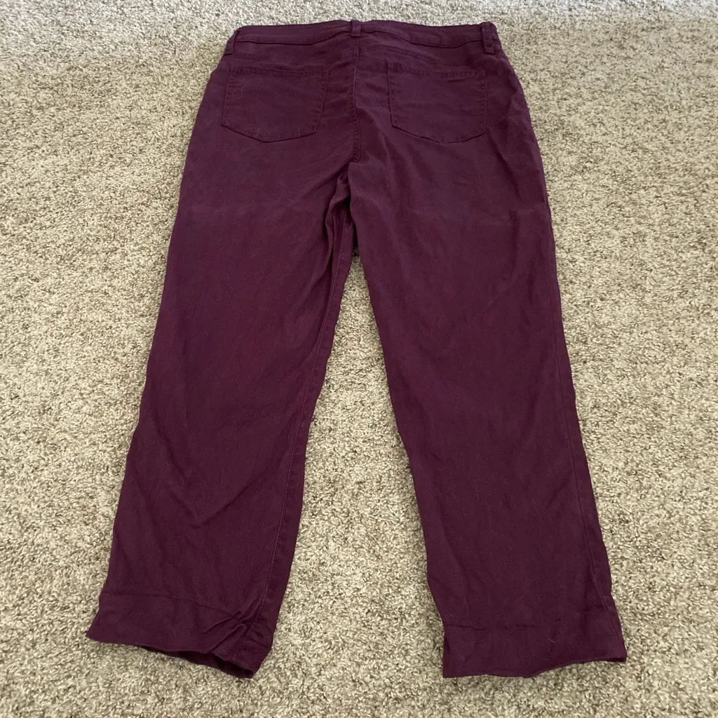 Chico's Burgundy Skinny Pants - Image 2