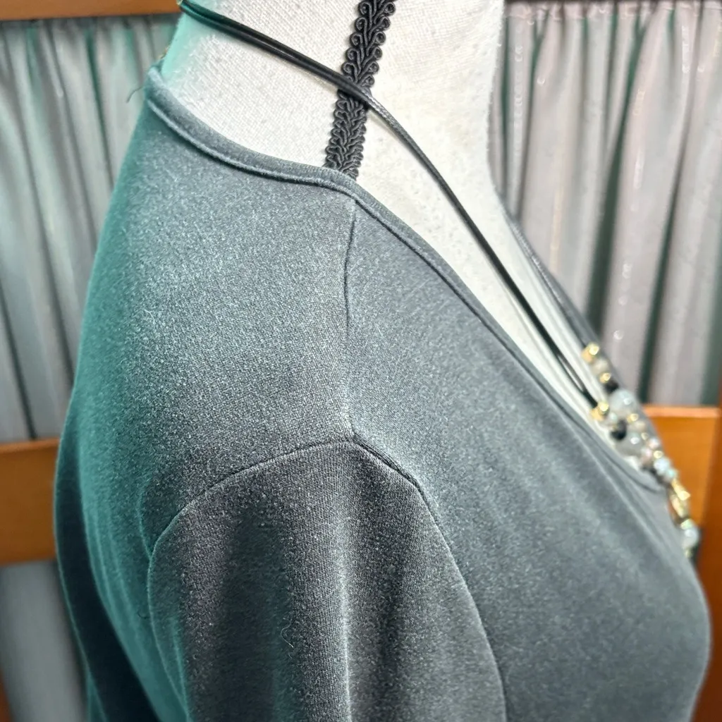 Honeyme Charcoal V-Neck high/low Dress - Image 5