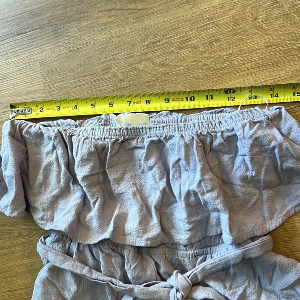 Allie Rose Strapless Lavender Romper Size Small - Image 8