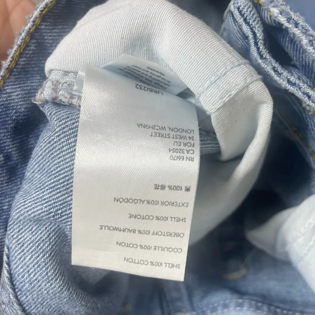 BDG Urban Outfitters Mom Jeans High Rise size 25 Distressed Medium Wash‎ Baggy - Image 11