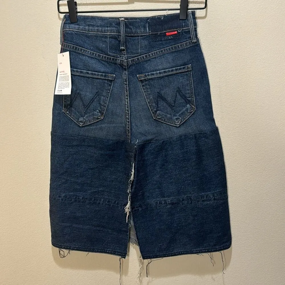 MOTHER+ Carolyn Murphy The Knee Step Back Midi Skirt - Image 5