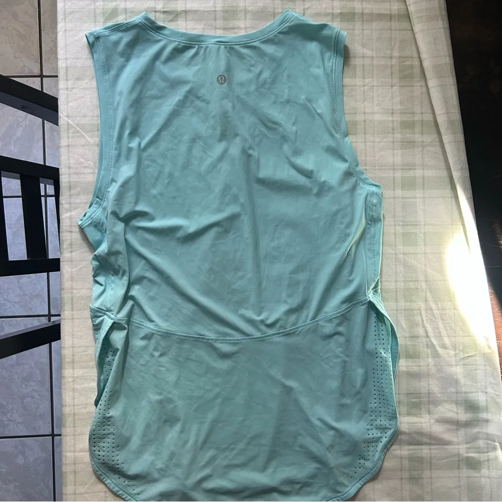 Lululemon Athletica Light Blue Muscle Tee - Image 7