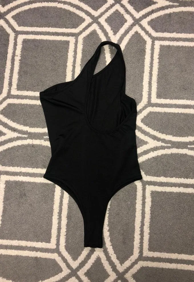 Black Cut Out Body Suit Size M - Image 3