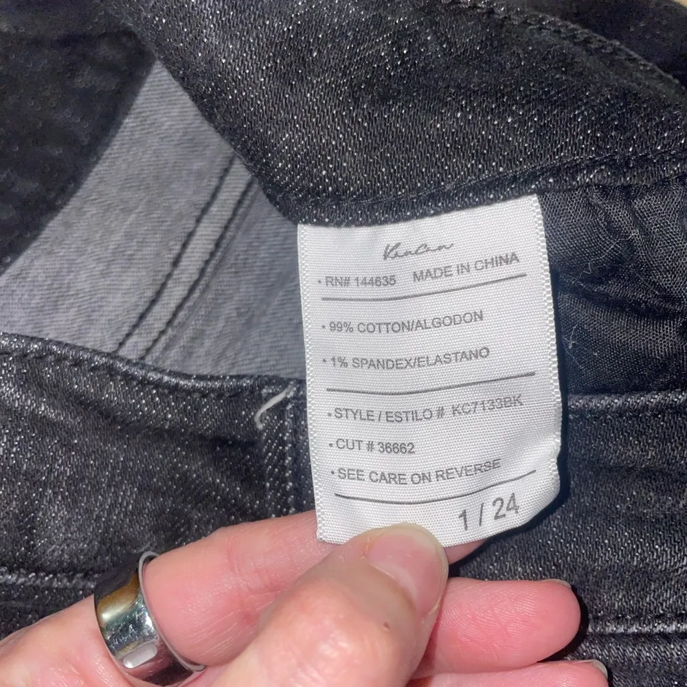 KanCan Relaxed Fit Distressed Black Jeans - Image 4