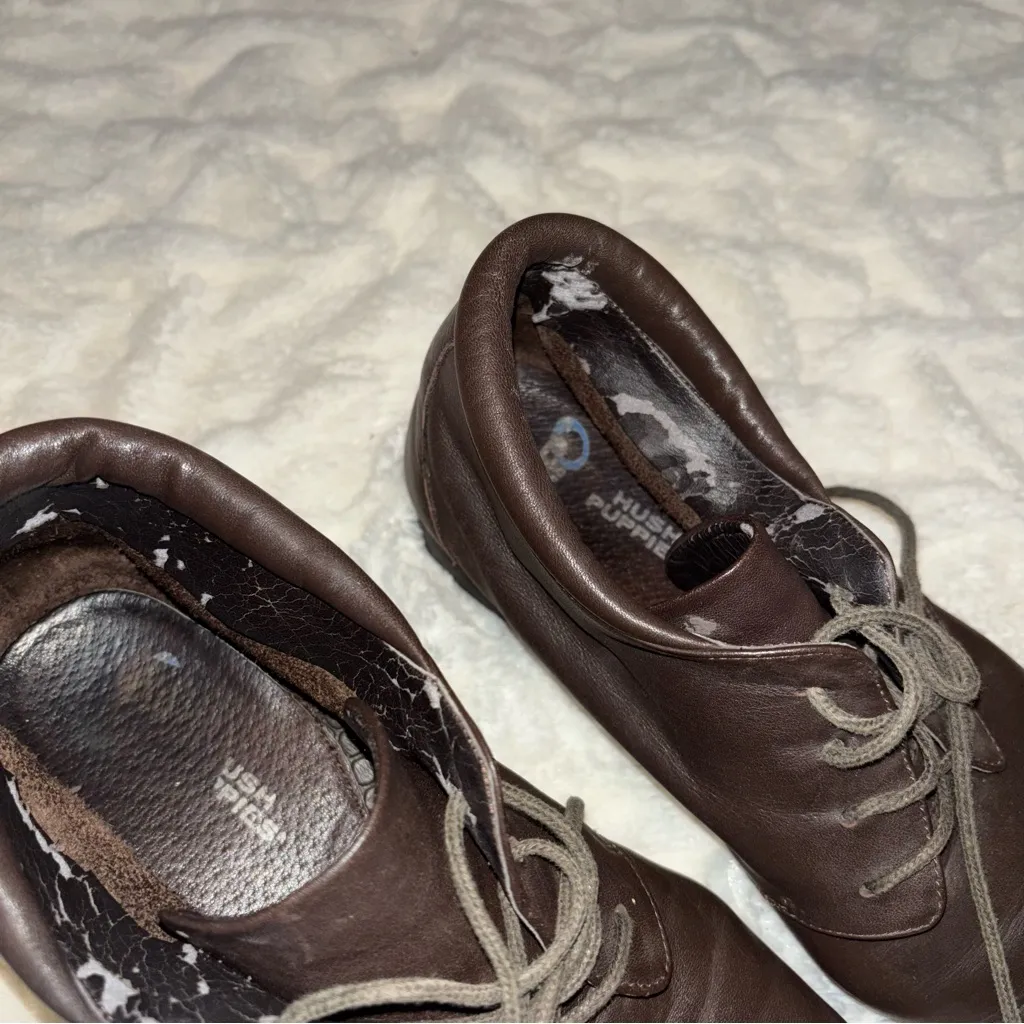 Vintage Leather Boots Brown Size 8.5 - Image 2