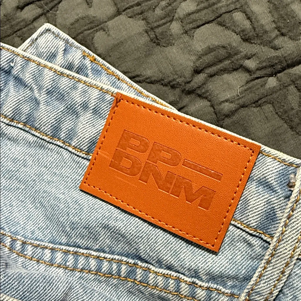 Princess Polly size 6 not an angel straight leg denim jeans stars preloved - Image 12