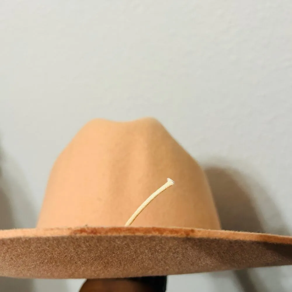 NEW Lack of Color The Ridge Peach Cattleman Wool Cowboy Hat Size Large 59cm - Image 15