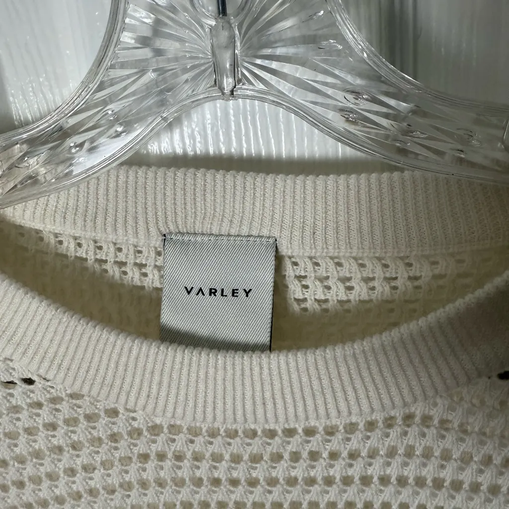 Varley Kershaw Knit Sweater in Egret L - Image 6