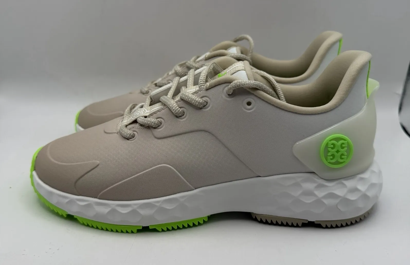 G/FORE GFORE MG4+ Gradient Golf Shoe Sneaker ⛳️ Women's 9.5 ⛳️ Khaki Tan Green - Image 1