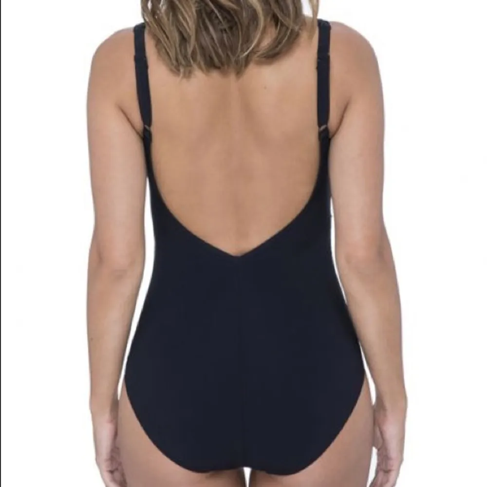 Profile by Gottex Moto One Piece Black Size 6 - Image 6