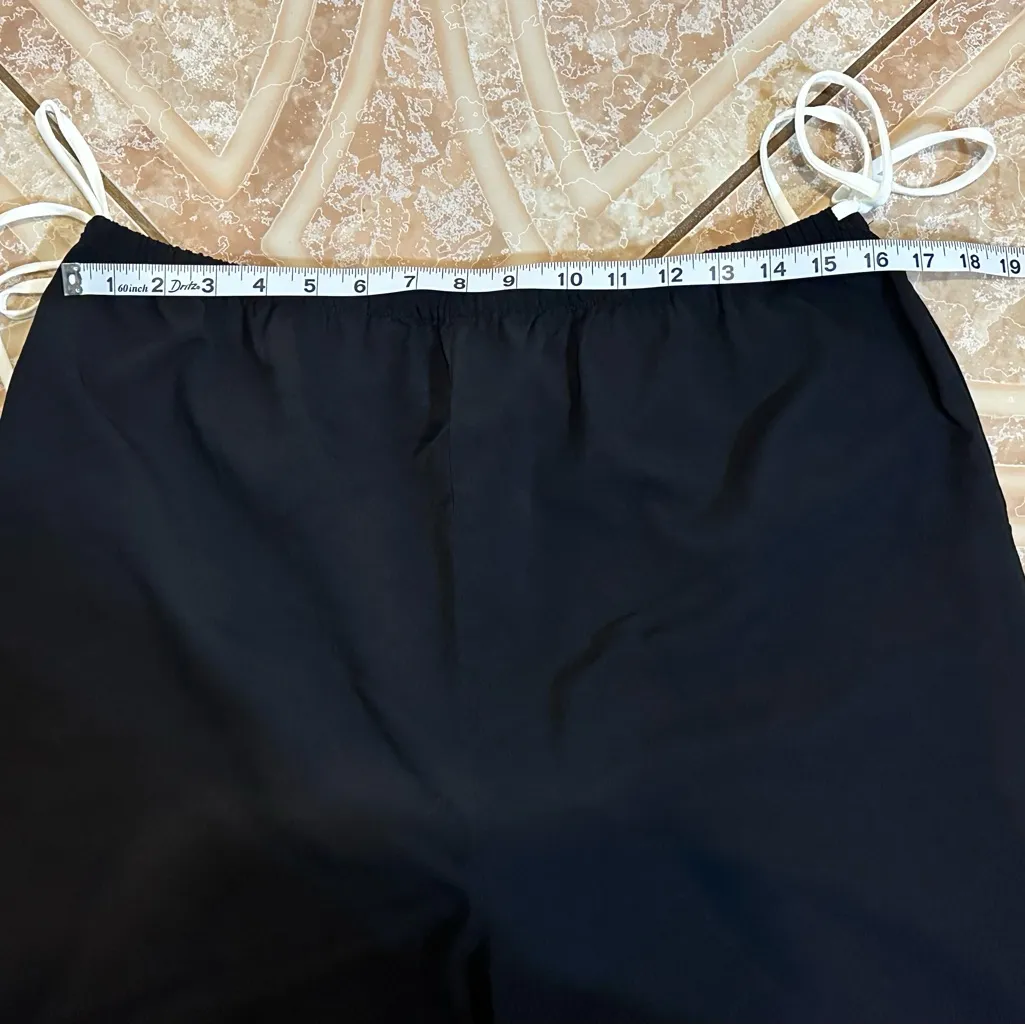 Princess Polly Black Wide-Leg Pants with Side Drawstrings - Image 10