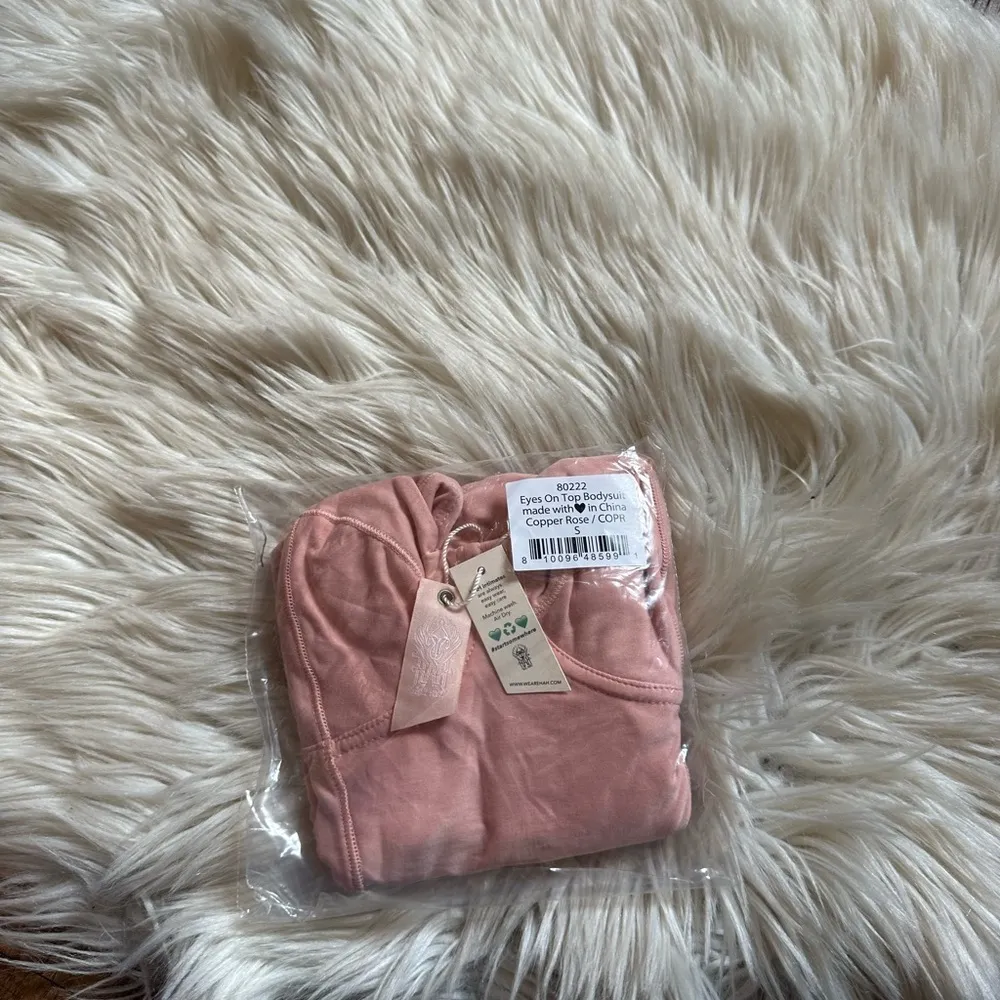 WE ARE HAH Eyes On You Bodysuit In Copper Rose - Image 2