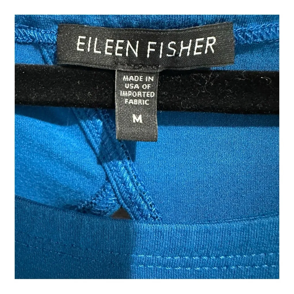 Eileen Fisher Blue Sleeveless Sheath Dress | Women’s M‎ - Image 5