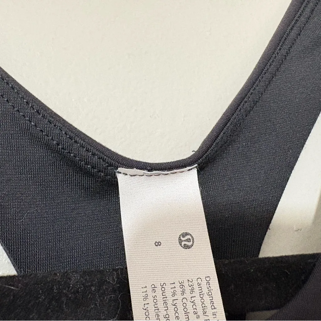 Lululemon Align Bra Black With Stanford Logo Gym, Training, Yoga   Size 8 - Image 3