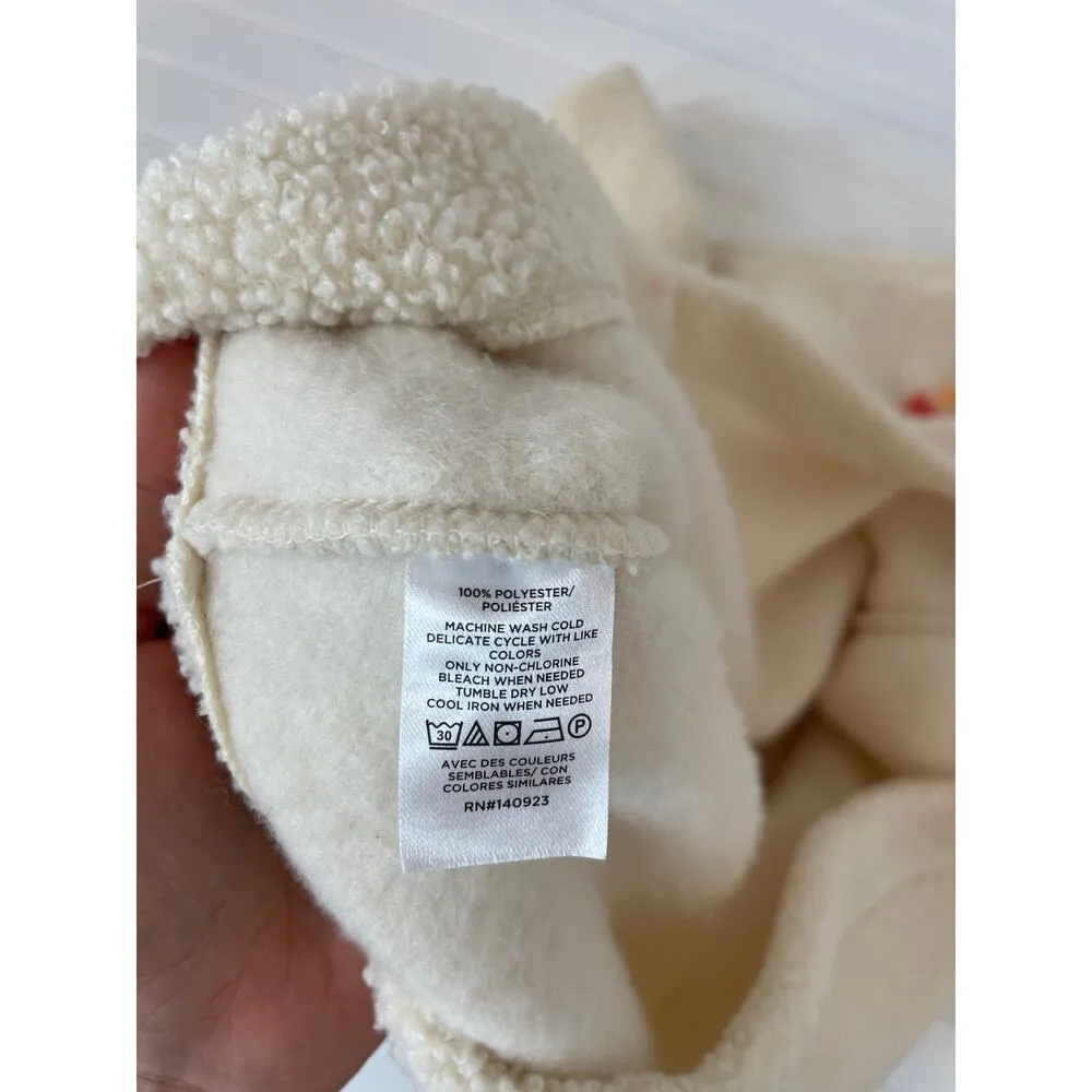 LOFT Womens Sherpa Fleece Sweater Top Cowl Mock Neck Pullover Sweater Top Size L - Image 9