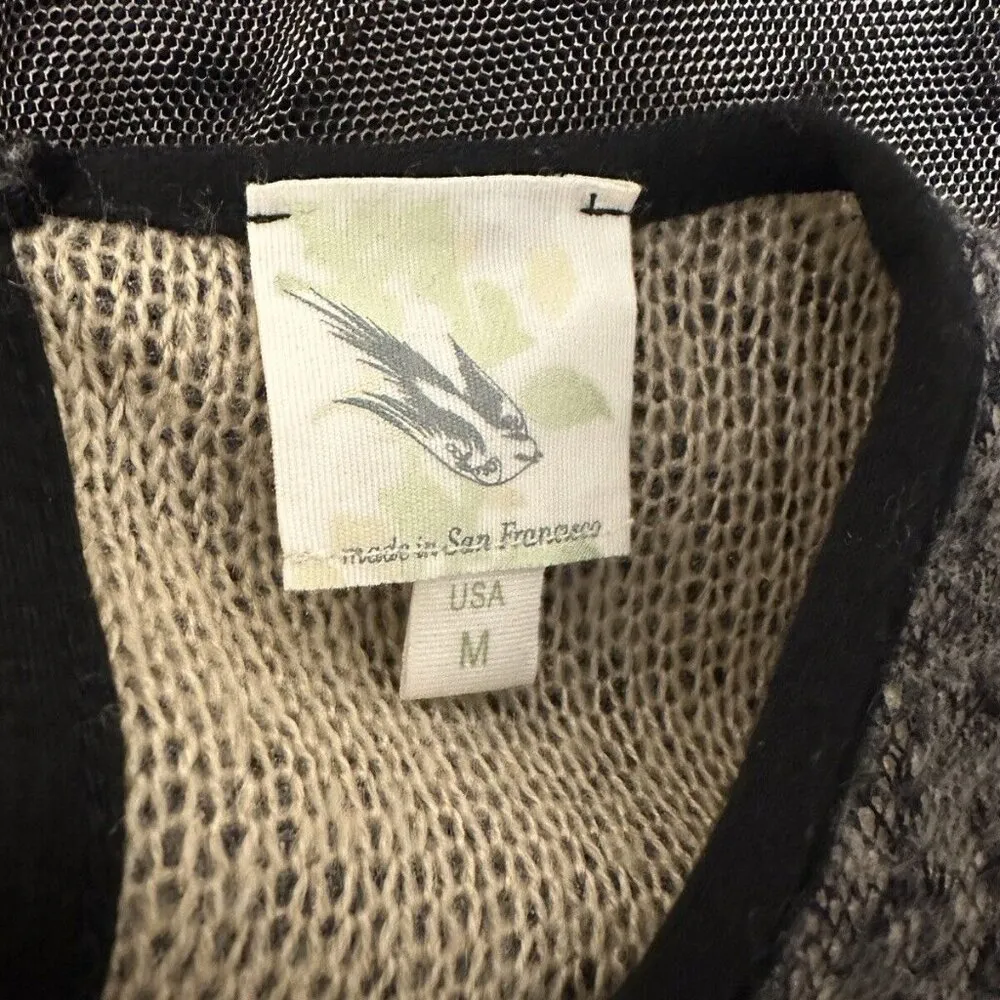 #5 Weston Wear M Black Tan Tulle Dress Sparrow Anthropologie - Image 7