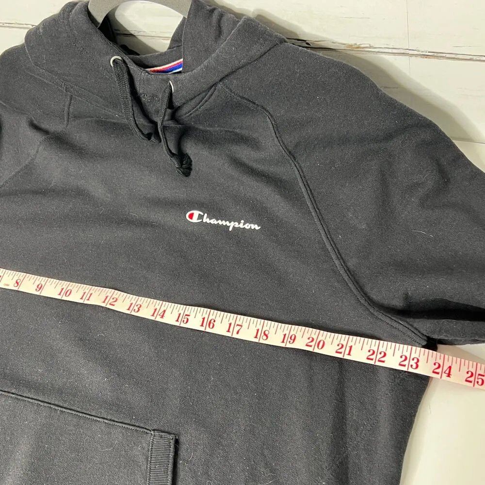 Champion Powerblend Fleece Hooded Sweatshirt Pullover Black Plus Size 2X - Image 6