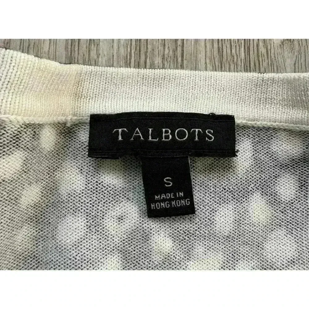 Talbots | Women’s Cheetah Leopard Animal Print Button Up Cardigan | Small - Image 3