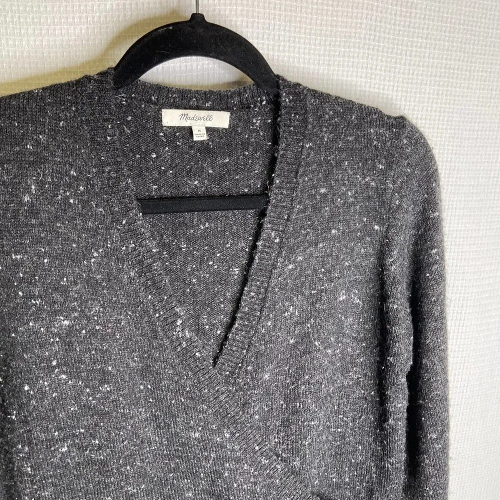 Madewell | Donegal Wrap-Front Pullover Sweater Medium‎ - Image 5