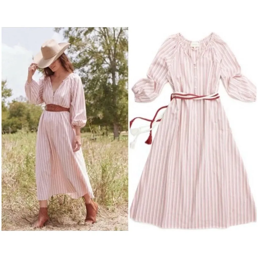 💕THE GREAT💕 The Derby Dress ~ Sunset Stripe Size 1 Small NWT - Image 2