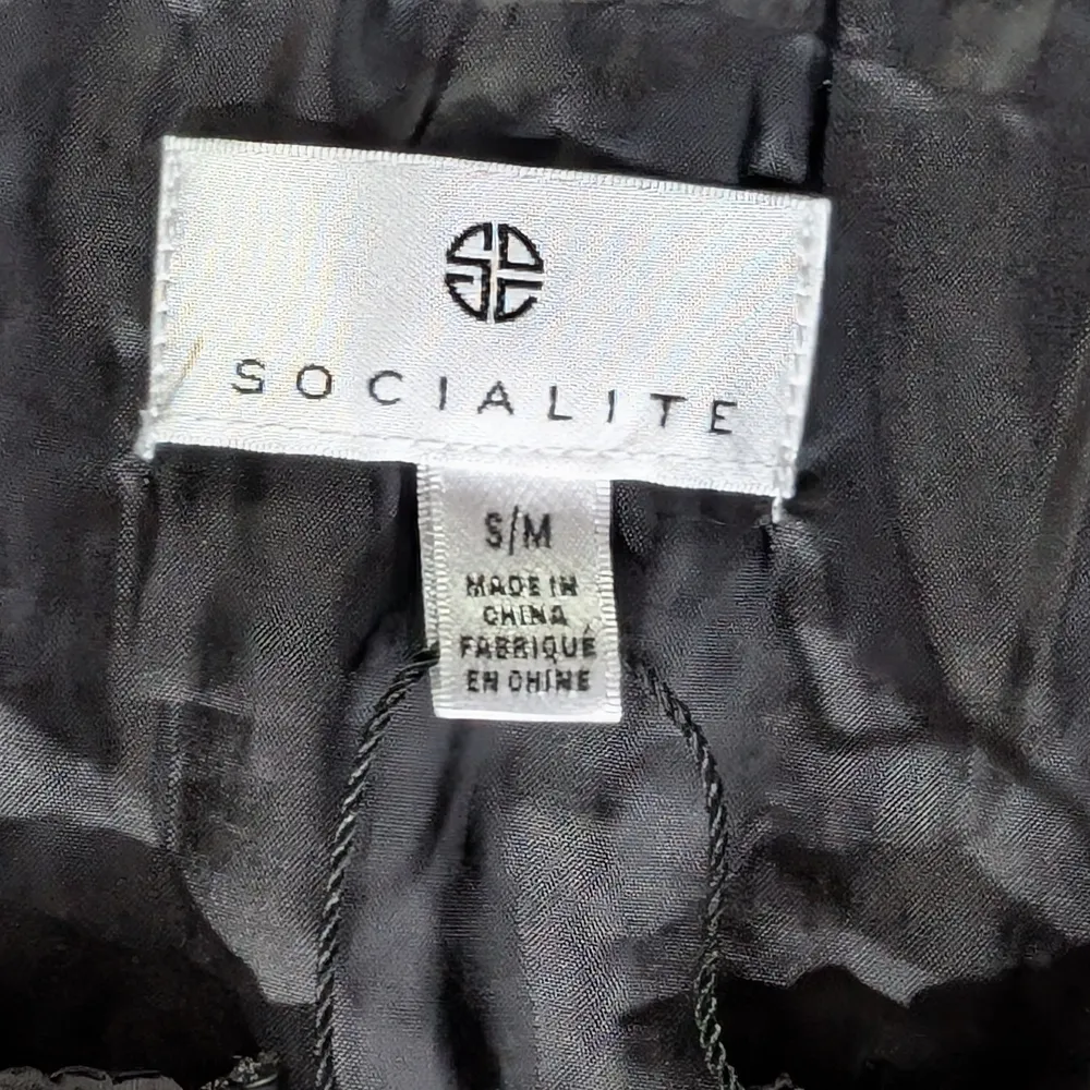 Socialite Black Quilted Vest Size S/M - Image 3