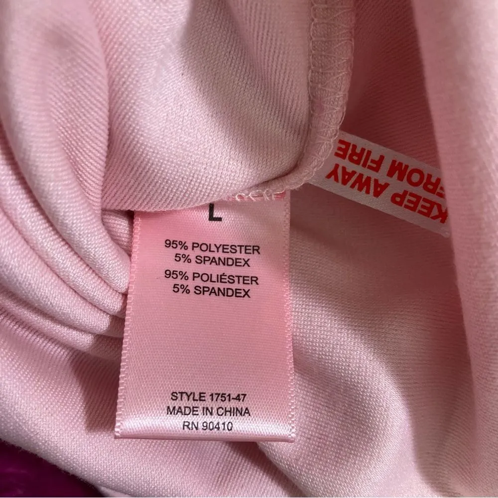 NWT 2 Pair Juicy Couture Velour Lounge Pajama Shorts Size Large Pink Rhinestone - Image 6