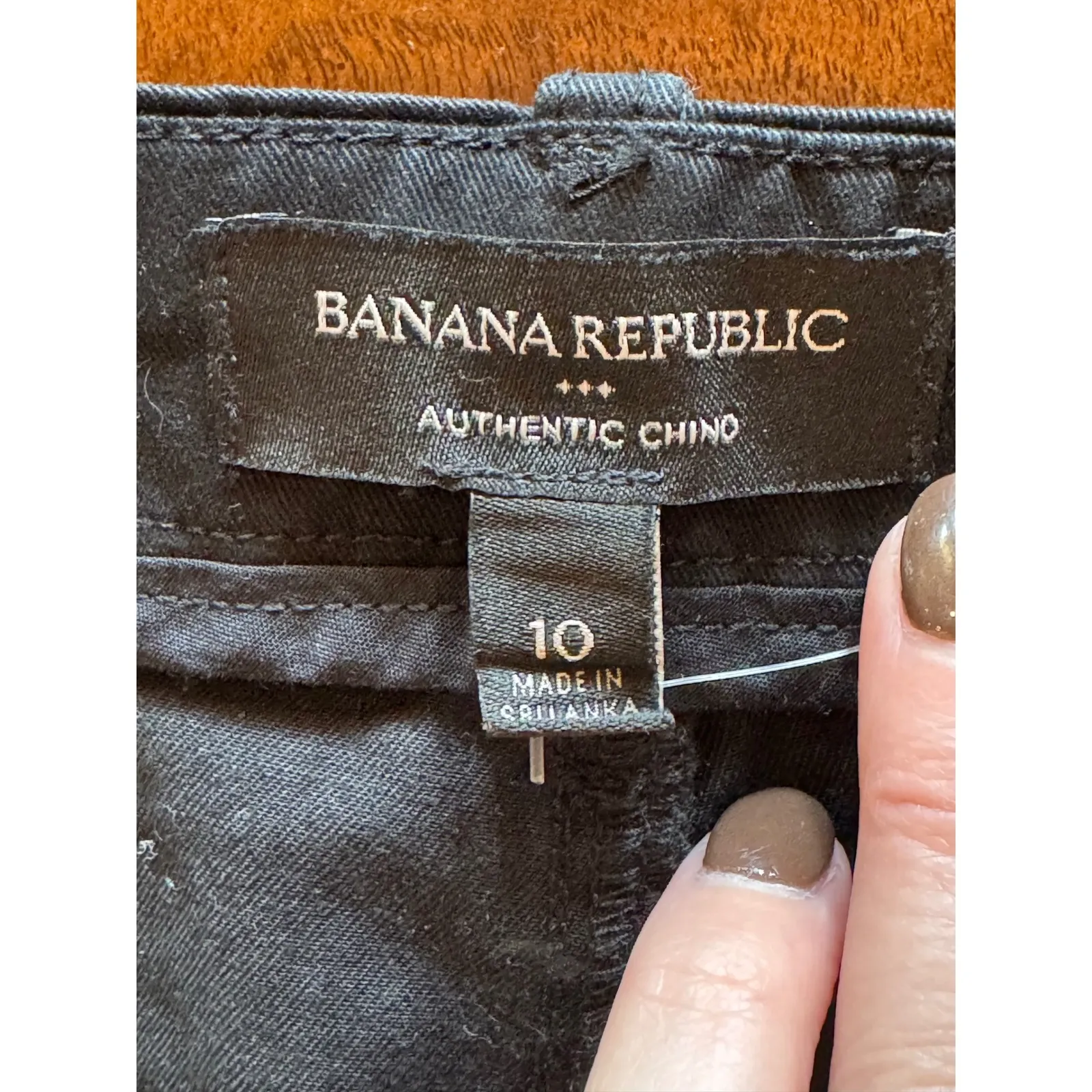 Banana Republic‎ Pants Women 10 Black Authentic Chino Parachute NWT Baggy Y2K - Image 10