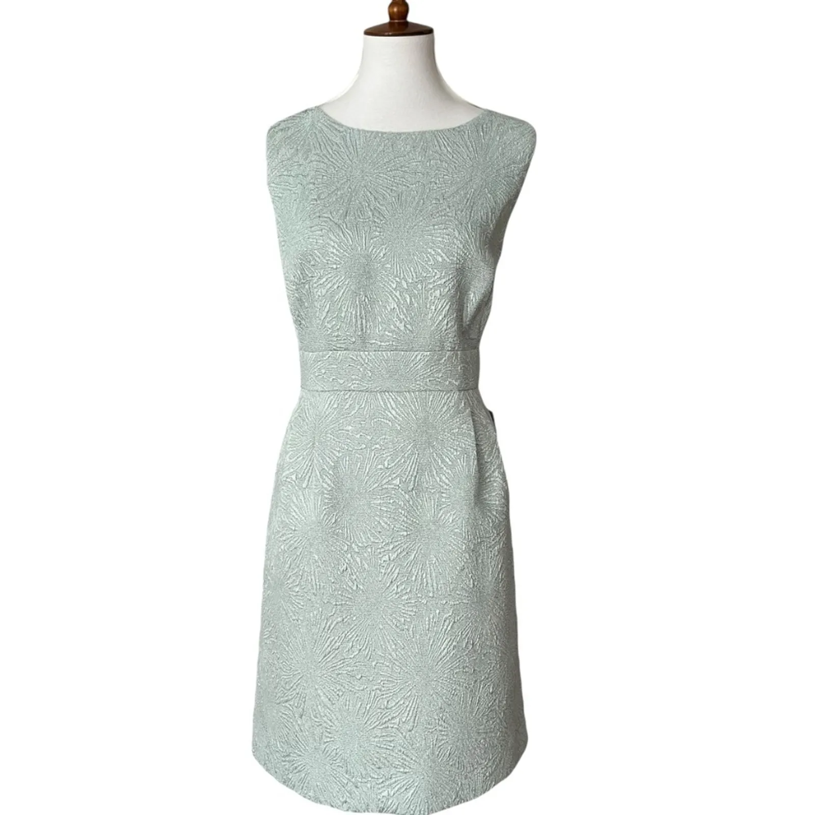 Tahari Arthur S Levine 16 Dress Green Elegant Cocktail Dress ASL Classic Retro - Image 3