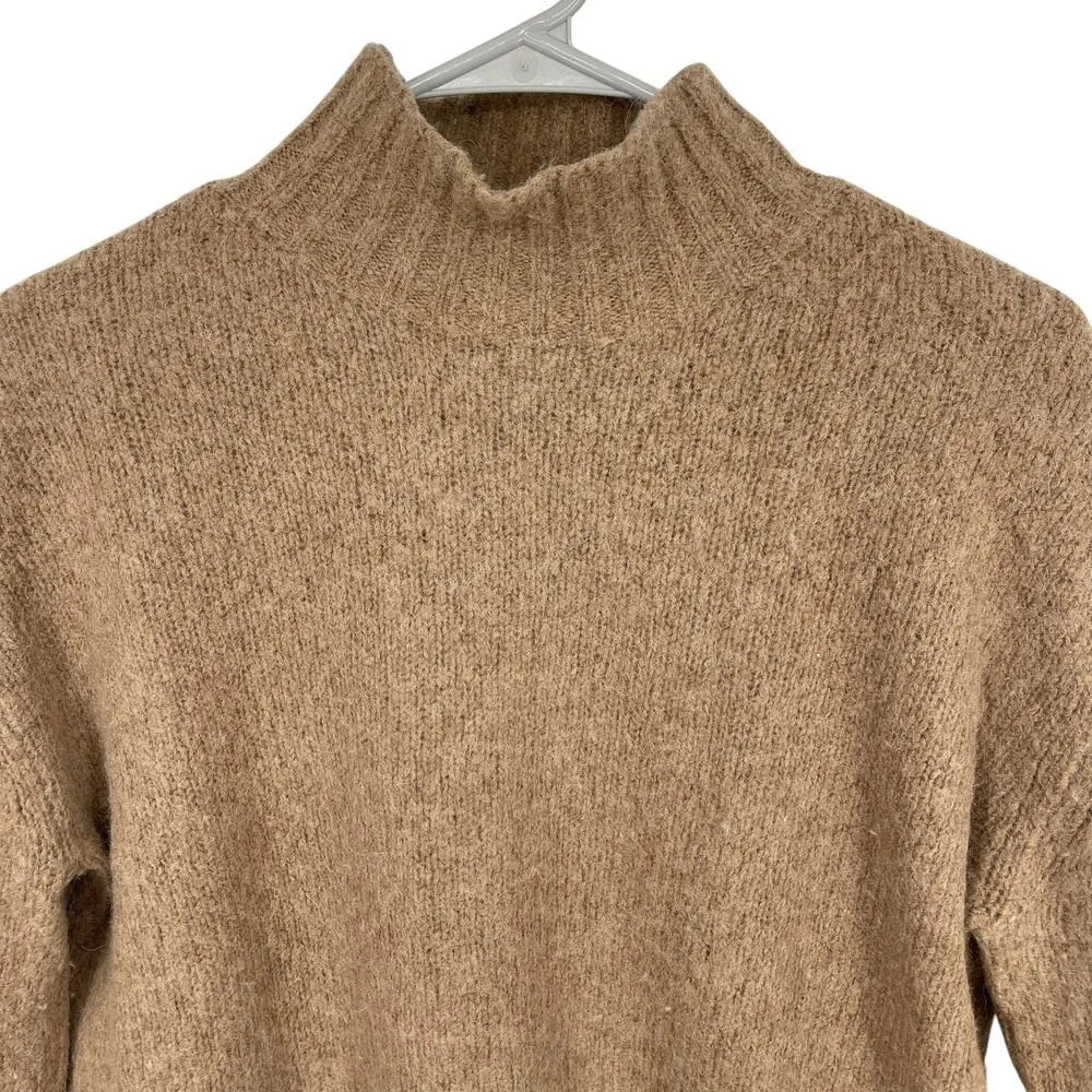 Jenni Kayne Sweater Alpaca Wool Blend Mockneck Sweater in Size Small - Image 2