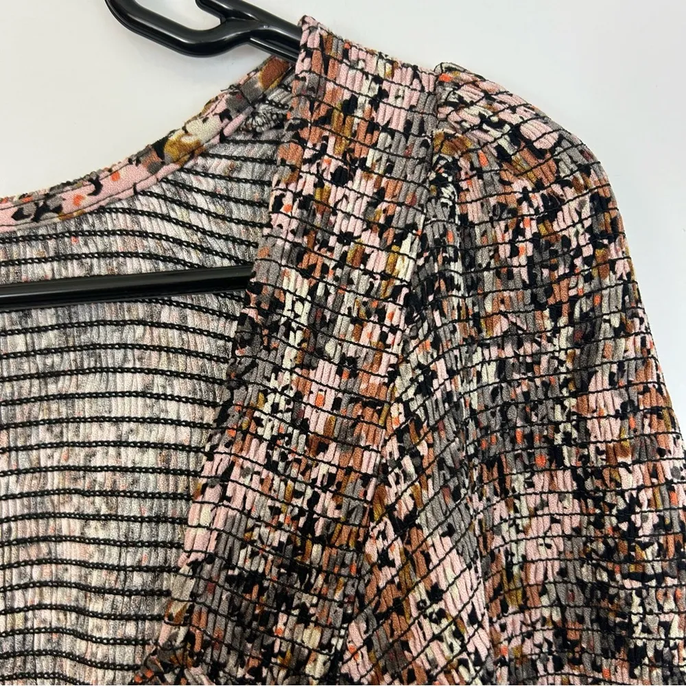 Saltwater LUXE Jana Short Sleeve Smocked Floral Maxi Dress Size XS - Image 10