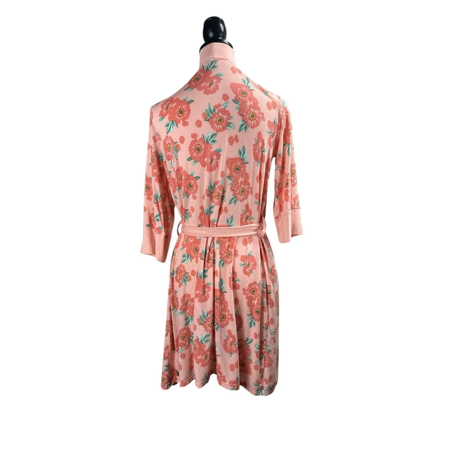 Matilda Jane Dream Chasers Winding Down Peach Floral Sleep Robe Women's‎ XS - Image 3