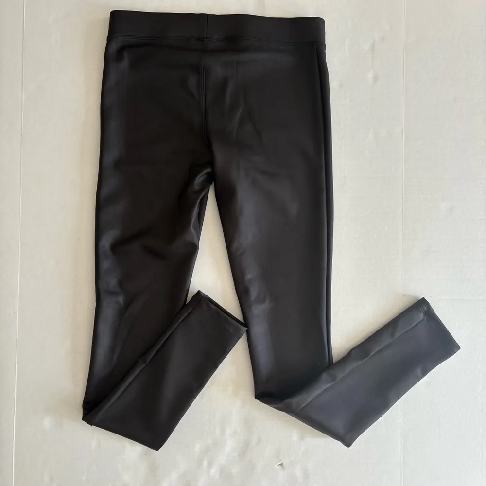 Express Faux Leather Leggings Black XS - Image 3