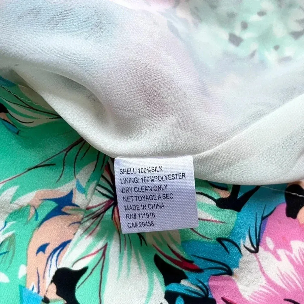 Yumi Kim Floral Silk Sleeveless Dress - Image 3