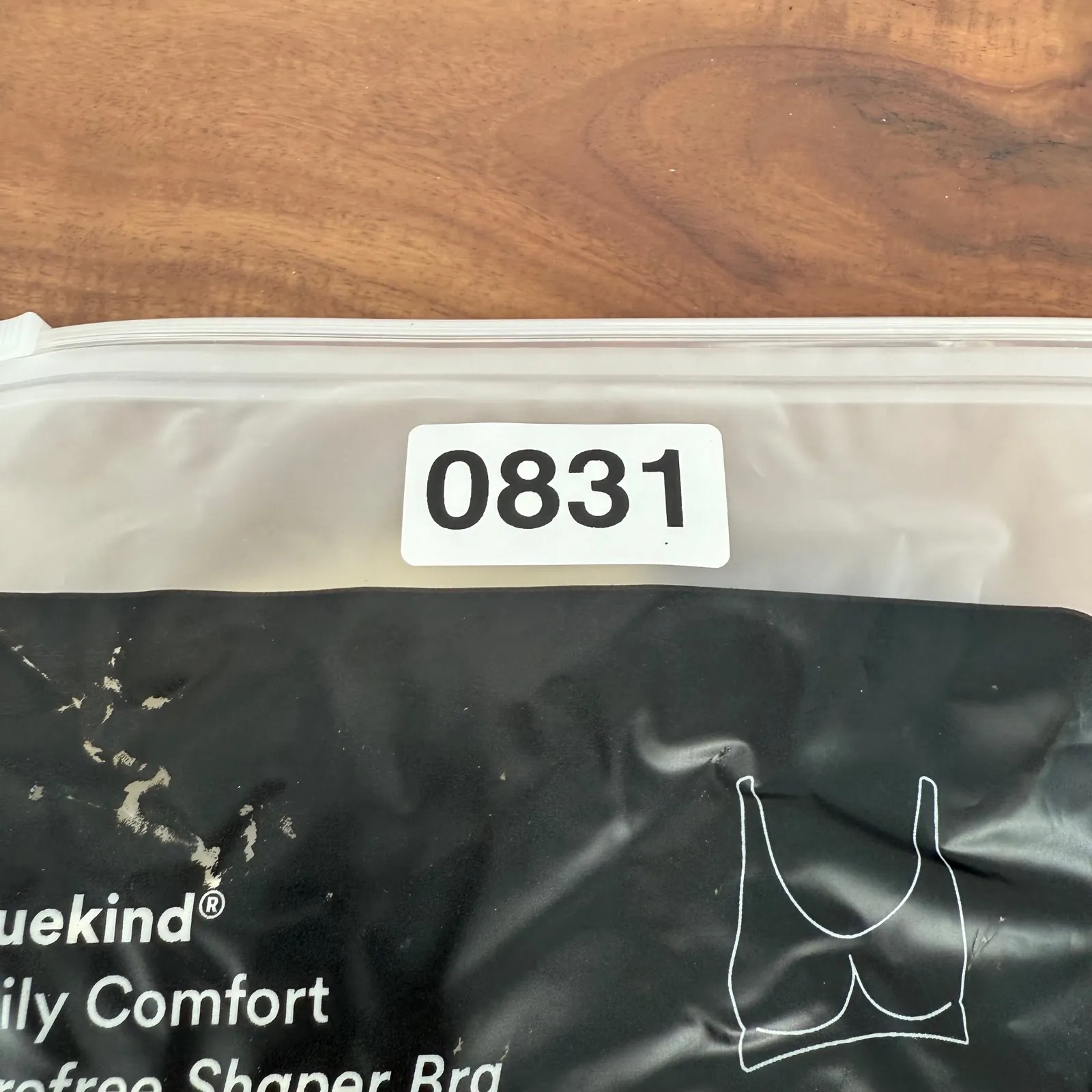 Truekind Daily Comfort Wirefree Shaper Bra Wireless Everyday Support Tan Size XL - Image 5