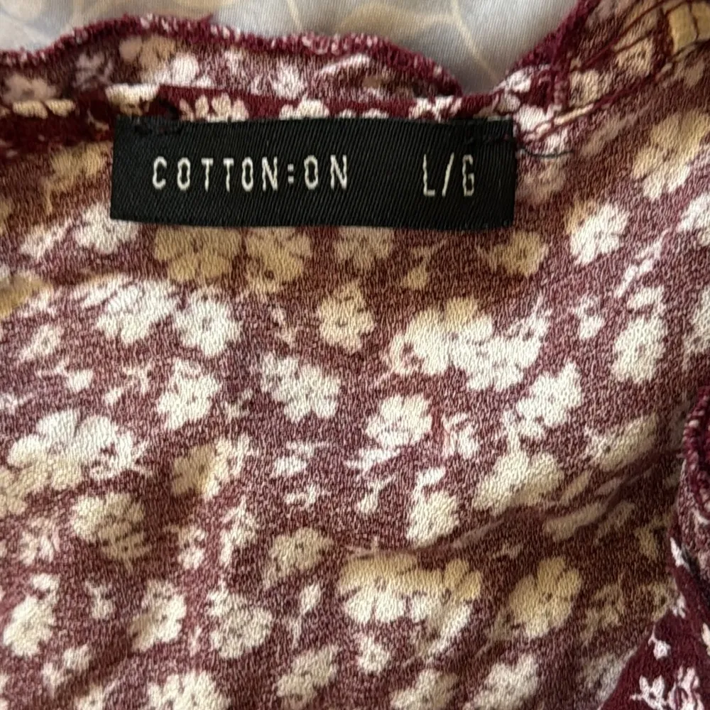 Cotton:On  Maroon and White Maxi jumpsuit - Image 7