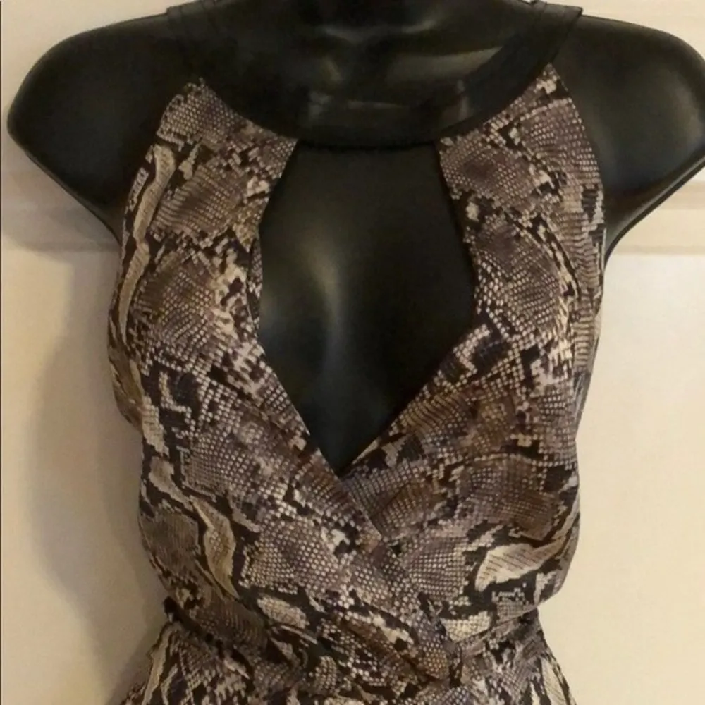 Stunning faux snake print dress SZ Large - Image 2