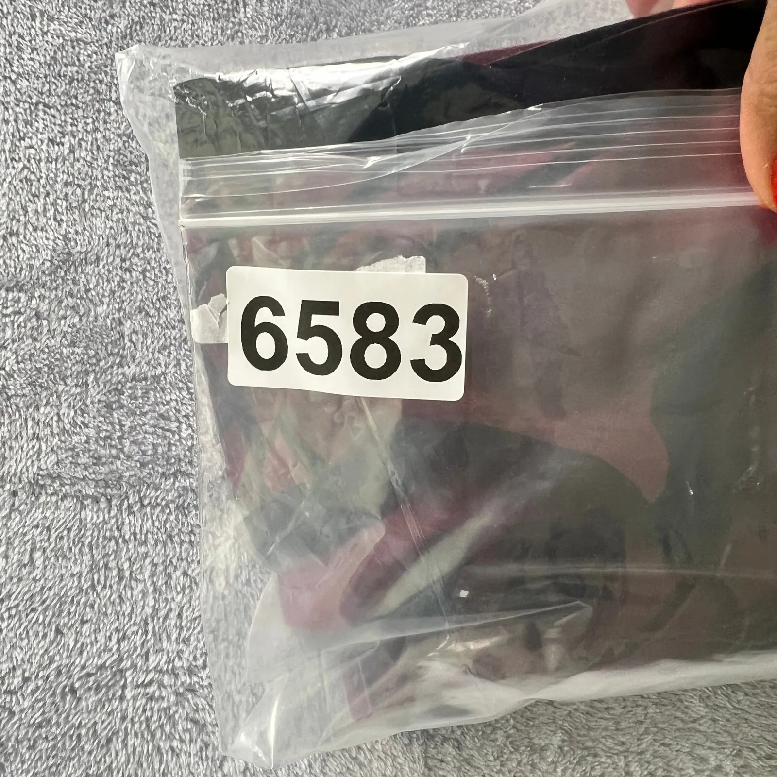 HONEYLOVE Silhouette Bra Burgundy Black Lattice Design Size 1X Style #LWBR0201 Purple - Image 8