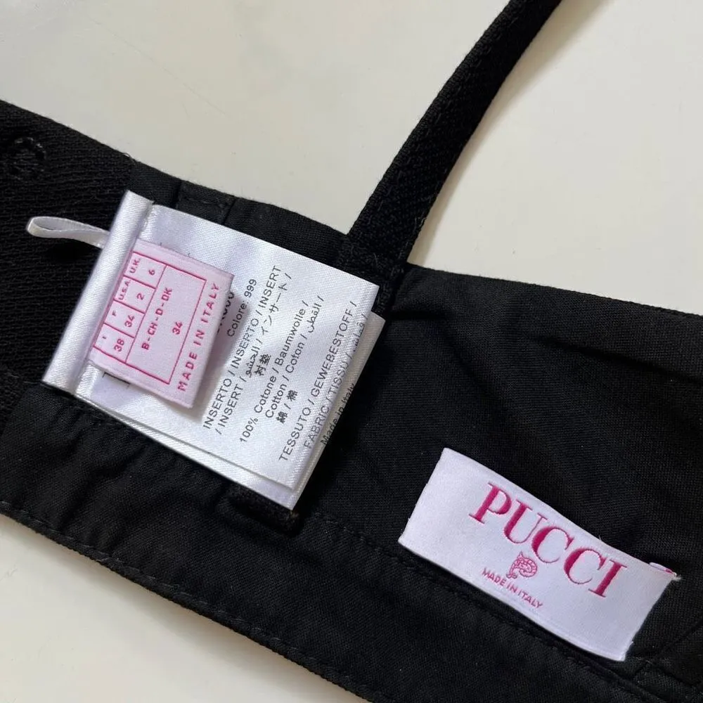 Emilio Pucci  Bra Top‎ in Nero - Image 9