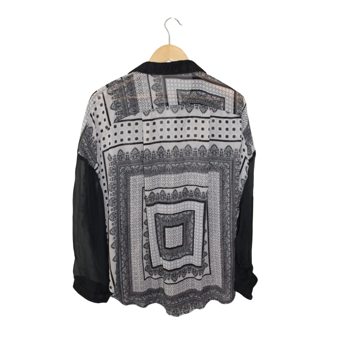 Robert Kitchen Shear Womens‎ Shirt XL Black - Image 2