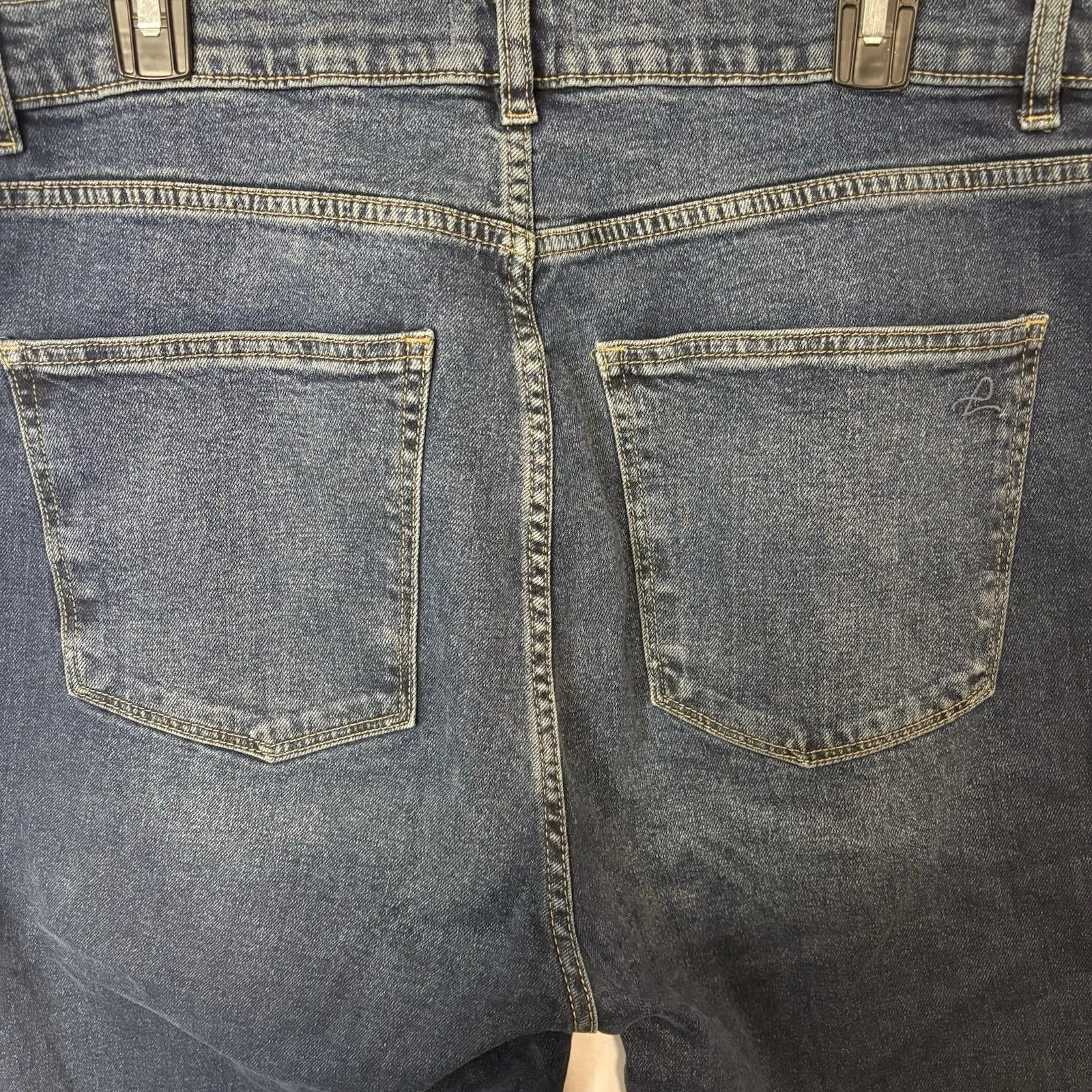 DL1961 Emilie Straight Ultra High Rise Vintage Jeans Women’s Size 31 Classic - Image 12