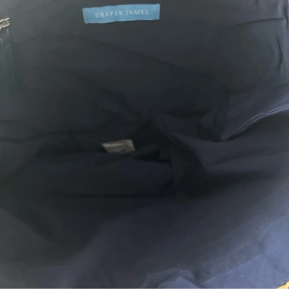 DRAPER JAMES everyday straw bag with floral scarf - Image 5