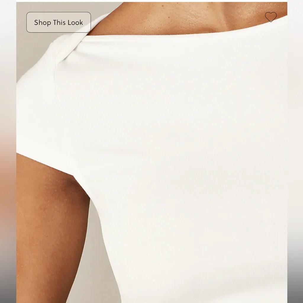 J.Crew  Refined rib cap-sleeve shirt - Image 2