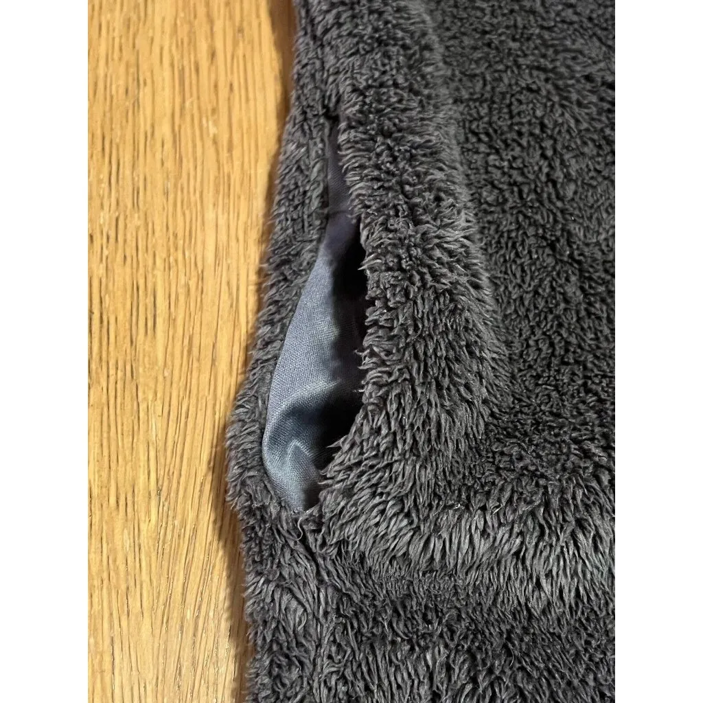 ODDY Anthropologie Fuzzy Gray Cardigan Sleeveless Pockets Long Tunic Artist M‎ Size M - Image 6