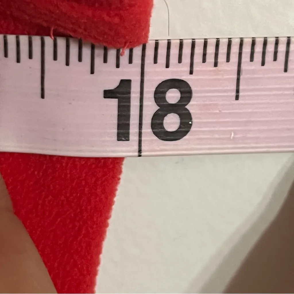 Spyder Red Fleece Quarter Zip‎ Sweatshirt Women’s Size 6 Red Rhinestone Details - Image 8